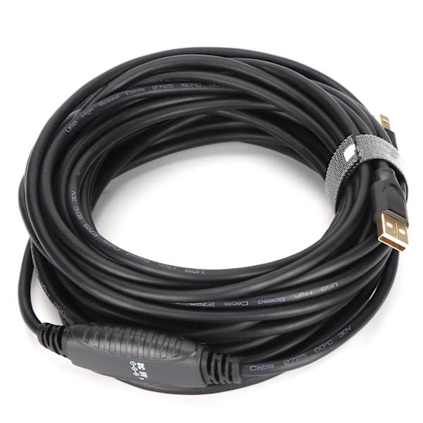 Mindpure skrivarkabel US009 All Copper Core USB2.0 10 meter svart datorutskriftsdatalinje för skrivarkopiator