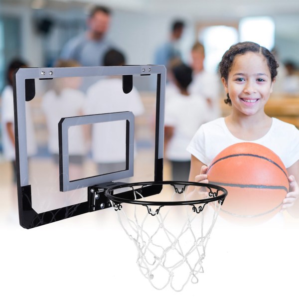 Inomhus mini basketsystem Backboard Hoop Kit Dörr Väggmonterad set för barn
