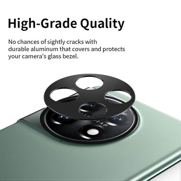 KALEBOL KLB-LPC005 Lens Protector for OnePlus 11 5G, Aluminum Alloy Camera Frame