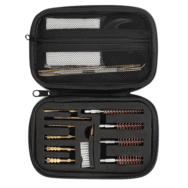 Bore Brush Set Nylon Multifunksjonell Bærbar Kompakt Fin Metalltrådbørste for Bilutstyr GK37 Kobber 16Pcs Rengjøringssett