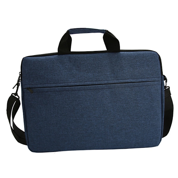 15,6 tums Laptopfodral Vattentätt Polyester Laptopväska Bärbar Notebook Skyddande Väska för Resa Affärsresa Mörkblå