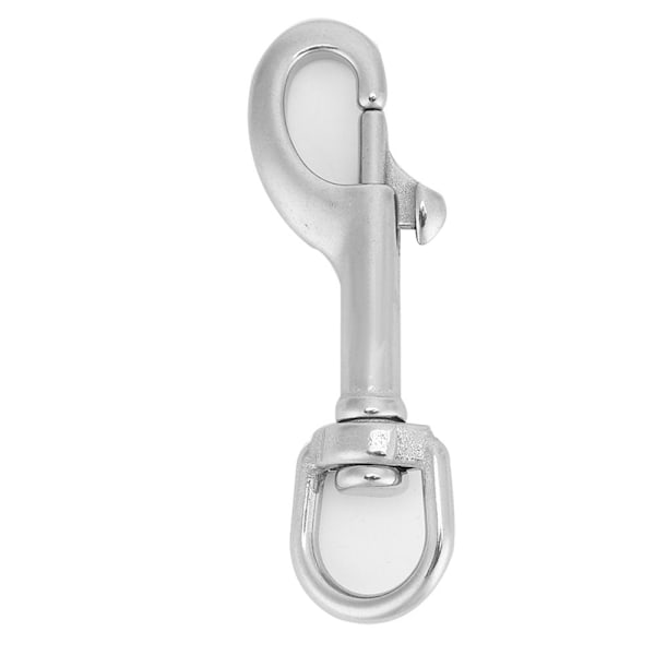316 rustfritt stål enkelthode krok Swivel Eye Snap Scuba Diving Accessory (75MM, hvit)