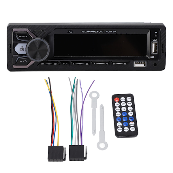 Bil MP3 Radio Afspiller Dobbelt Bluetooth Forbindelse 7 Farvede Lys Smart Stemmeassistent USB Opladning Bil Stereo Receiver til Bil