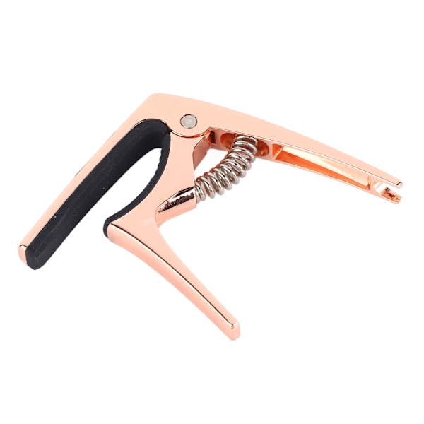 Gitarr Capo Metal 3 i 1 bärbar för akustiska elektriska gitarrer Ukulele tillbehör Rose Gold