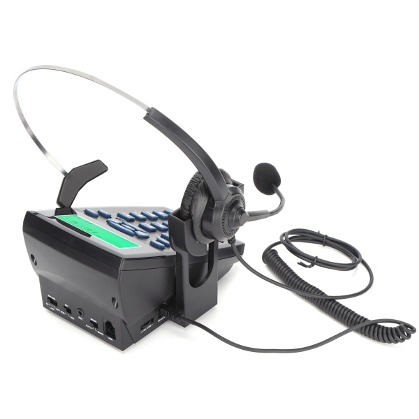 HT820 Call Center Kablet Telefon Headset med Omnidirectional Mikrofon Headset til Kontor/Hjem