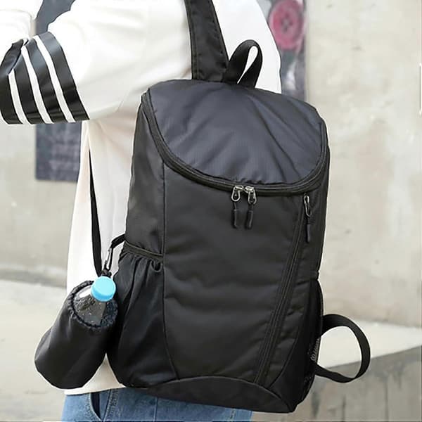 Hiking Backpack, Waterproof and Durable Lightweight Backpack, Packable, Outdoor Travel Camping Daypack Foldable - BLACK42*28*20cm