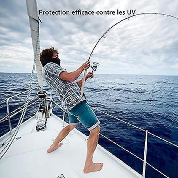 Himmelblå UV-beskyttelse Balaclava skimaske og nakkeskjerf for menn og kvinner - ideell for motorsykkelkjøring og utendørsaktiviteter om sommeren