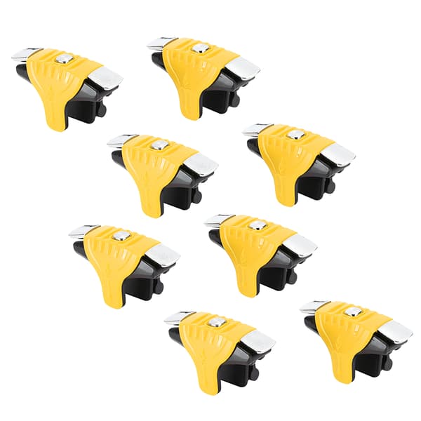 8 stk. F1 Metal Spil Knapper Mobil Skydespil Trigger Controller Gamepad til PUBGYellow
