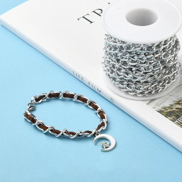 Twisted aluminium kjede lenker - DIY smykker gjør armbånd halskjede