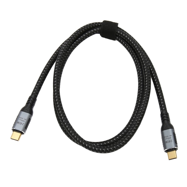USB 4.0 Gen 3 Datakabel 40Gbps Överföring 240W Laddningsstöd 8K 60hz Skärm Typ C till Typ C Kabel för Laptop Surfplatta 120cm / 47.2in