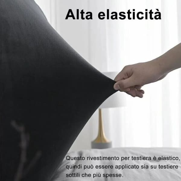 Elastisk sengegavlbetræk til sengegavl -150cm-til sengegavl 140-170cm- Komfortabelt, åndbart, elastisk og holdbart