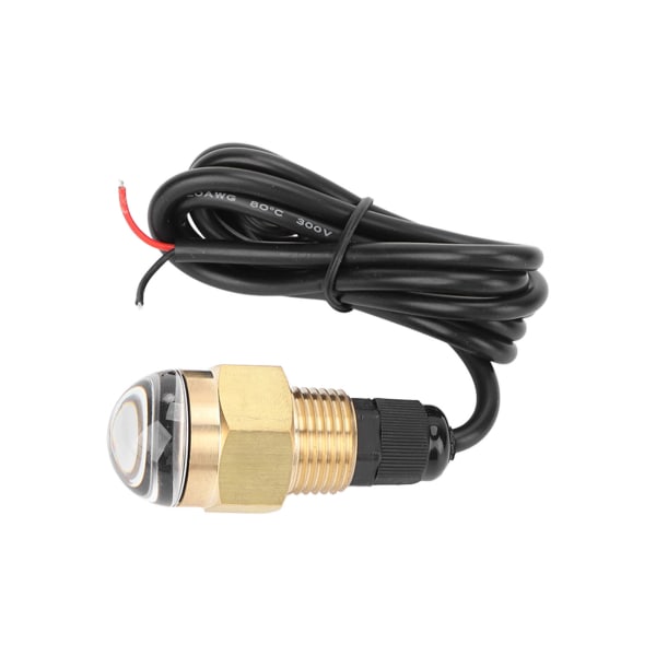 Dräneringsplugg LED-ljus IP68 Vattentät 1/2tums gänga 840LM Undervattenslampa Universal för Yachtfartyg
