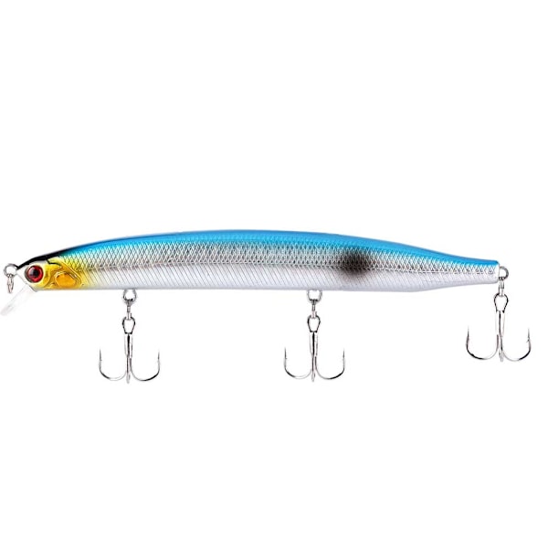 HENG JIA Mini storlek fiskform lockbete med krokar Fiskeredskap Verktyg F