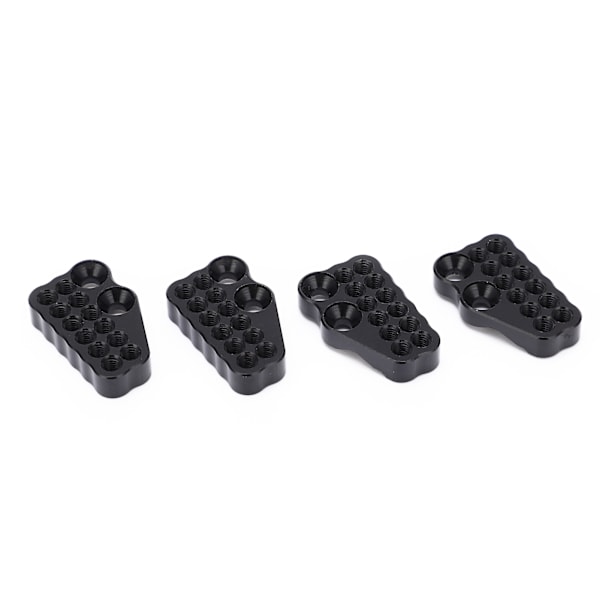 4st RC 1/10 aluminiumlegering stötdämparfäste för Axial SCX10 III AXI03004 CAPRA 1/10 RC biluppgraderingsdelar