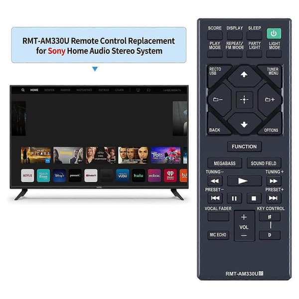 RMT-AM330U Remote Control for Sony Home Audio System Infrared Remote Control Replacement Handset