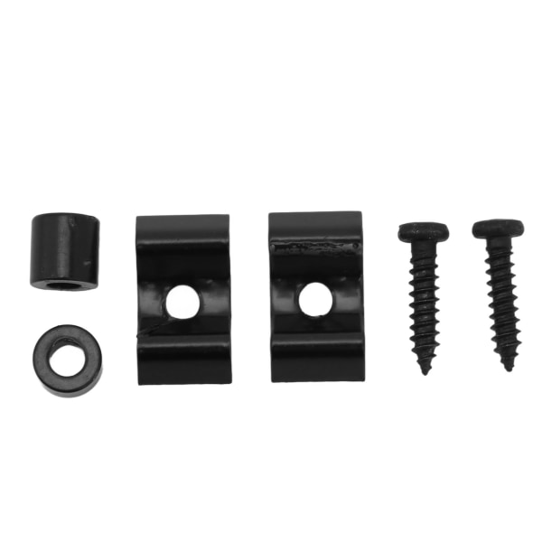 2 STK Guitar String Retainer Iron Compact Burr Free Guitar String Retainer Guide for Replacement Black
