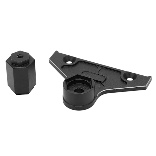 Vararengaspidin kiinnitys alumiiniseoksesta H12 H14 H17MM Vararengaspidin Axial SCX6 1/6 Jeep Musta