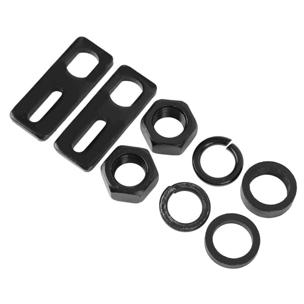 8 stk. M18 Motorakseltilbehør Aluminiumslegering Pakning Skive Mutter Universal Tilpasning
