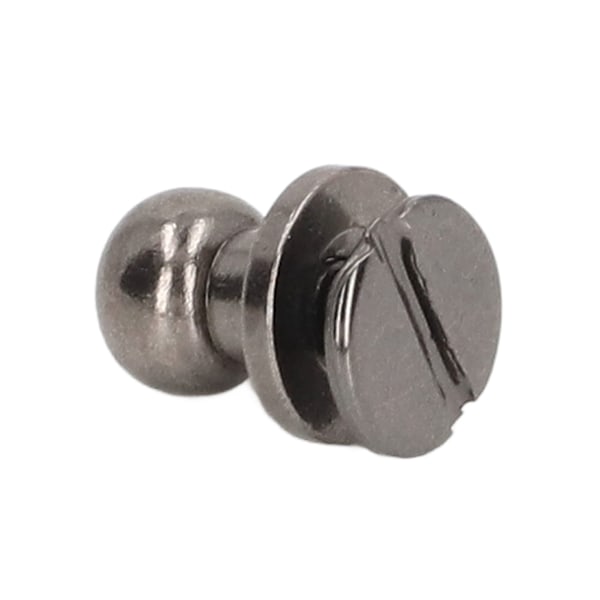 200 Set Munknit Högglans 8x6mm Utsökt Hantverk Läder Chicago Skruvar Spik för DIY Kläder Väskor Skor Silver Svart