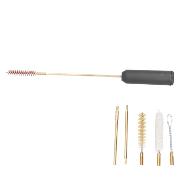 Rengjøringsbørste sett bust messing fosfor bronse håndholdt husholdning flaskebørste rengjøringsmiddel for vase vask svart plastbøtte emballasje 9mm sett