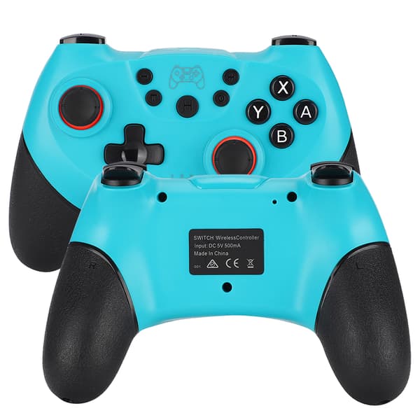 Trådløs Bluetooth Spillkontroll Gamepad med Vibrasjon 6-Akse Somatosensorisk for Switch Hostgreen