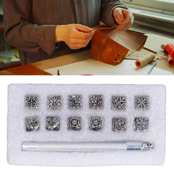 Fasjonable og utsøkte skinnstempler for DIY Crafting - 12 unike Karaqusa-mønstre