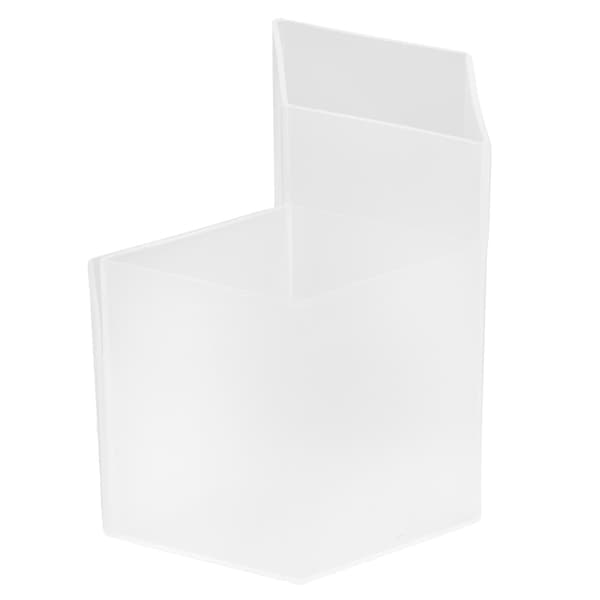 Makeup Børster Holder Plastmateriale Heksagonal Base Stor Kapacitet Pen Blyantholder til Skole Kontor Transparent