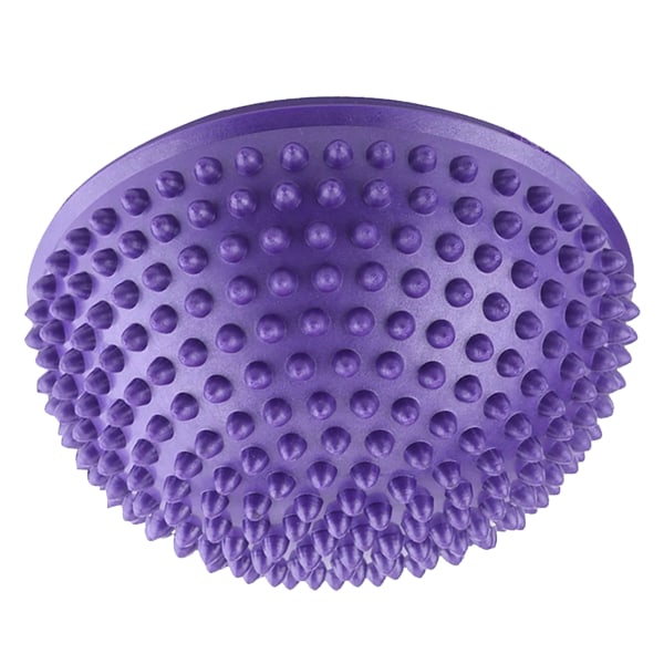 Halv yogabold til massage og fitnesstræning - PVC oppustelig Fitball med massagepunkter