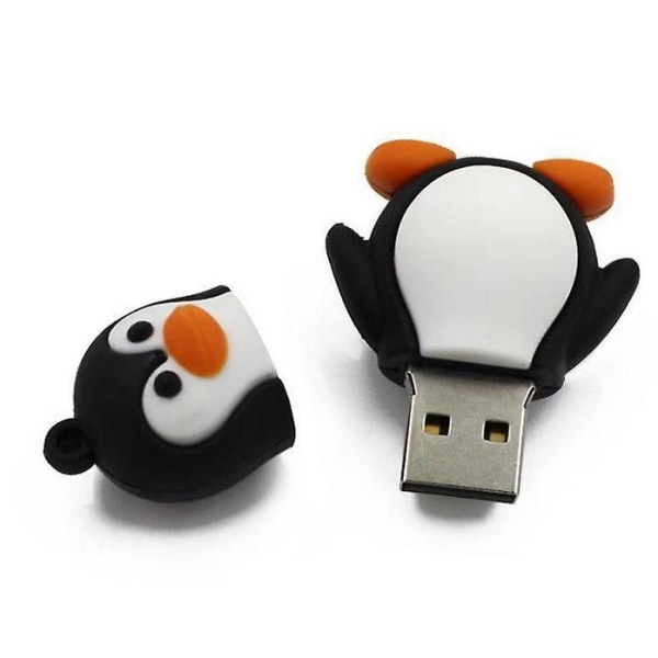 Cute Penguin Shaped Novelty USB Flash Drive - 64GB