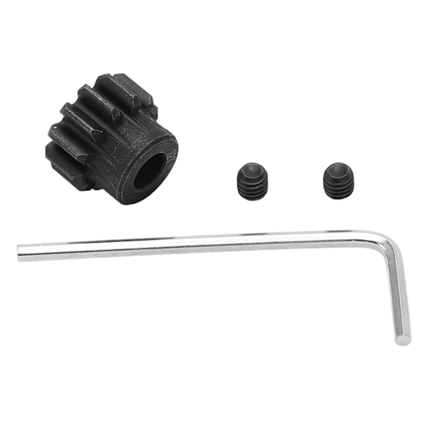 RC Motor Gear 12T Stålmotor Pinion 1.0M för LOSI Lasernut U4 Tenacity 1/10 modell bil 5mm axelmotor