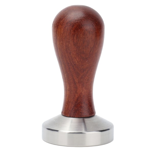 53mm Kaffetamper med treskaft Rustfritt stål Kaffe Pulver Hammer for Restaurant