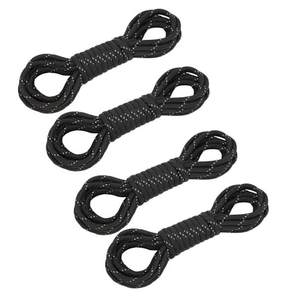 4 st Paracord-rep reflekterande multifunktionellt fuktsäkert korrosionsskydd slitstarkt Guyline-tältrep för camping