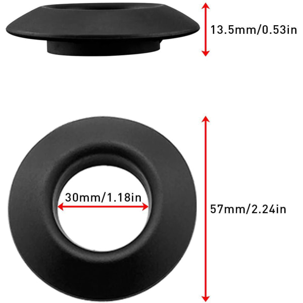 8stk-Kayak Paddle Retention Ring Kano tilbehør Paddle Protection Ring Paddle Retention Ring