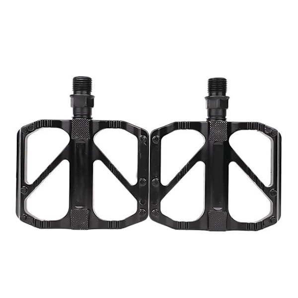 2 stk. Cykelpedal 3 Lejer Aluminium Legering Bjergvej Cykelpedaler Platform til Kørsel Cykling Sort