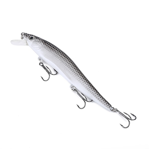 1st Long Tail Fishing Kunstig Levende AgnPå Naturlig Vis Lignende Minnow Lures Fisketilbehør (A)