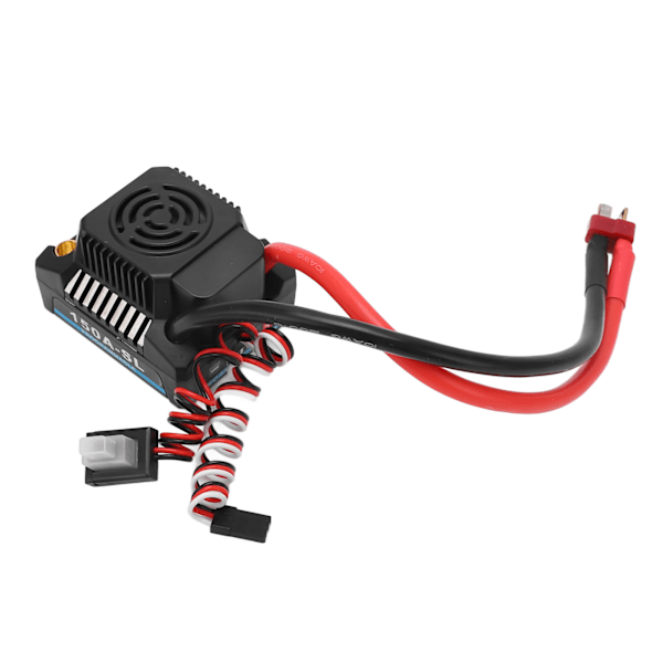 RC Brushless ESC 150A BCE Output 5A 5.8V Vandtæt Støvbestandig Sort Brushless ESC til 1/8 RC Truck