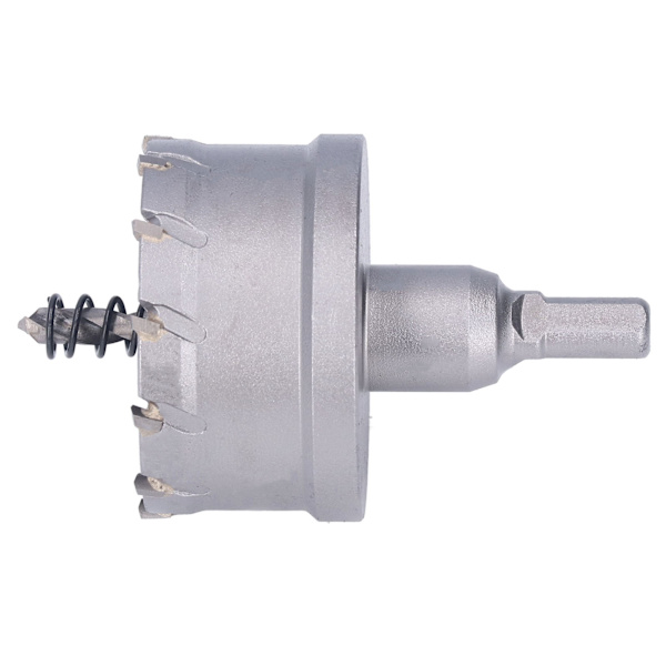 Carbide Hulsave C45 Stål Huller Cutter Kit med Pilot Bit til Stål Metal Aluminium Træ 60mm