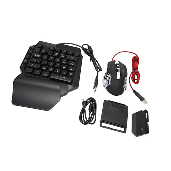 Tastatur Mus Konverter Sett Kablet Trådløs RGB Mekanisk Tastatur Mus Adapter Combo for Android for Harmony for IOS