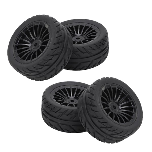 4st gummidäck Starkt grepp Kraftfullt buffrande racerbilsdäck för UD1601 UD1602 UD1603 UD1604 UD1607 SG1603 SG1604 Svart