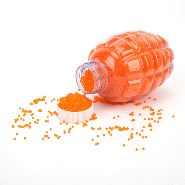 Vanngelperler - 40 000 stk oransje vannsensoriske leketøy for barn, bryllup og hjemmeinnredning