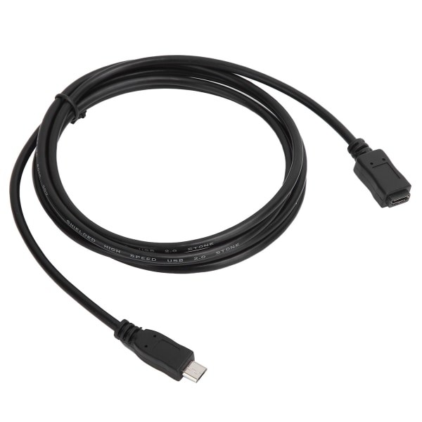 USB 2.0 Micro Male till Micro Female förlängningskabel för telefon/surfplatta