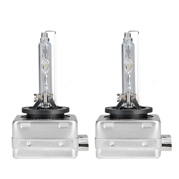 2 stk D3S 6000K 35W Xenon-lampe med jernbrakett for HID Lang levetid Ultra lysstyrke