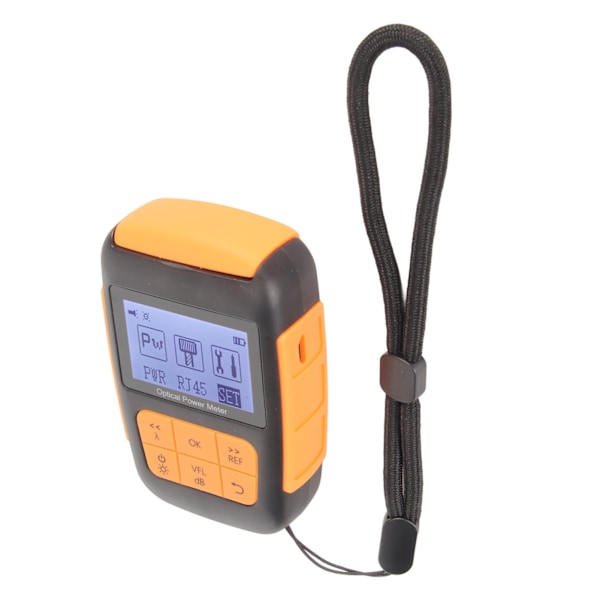 Fiberoptisk Kabeltester 800 til 1700nm Maksimum 10mW 10dbm Micro USB Lading Optisk Fiber Effektmåler for Reparasjonsindustri
