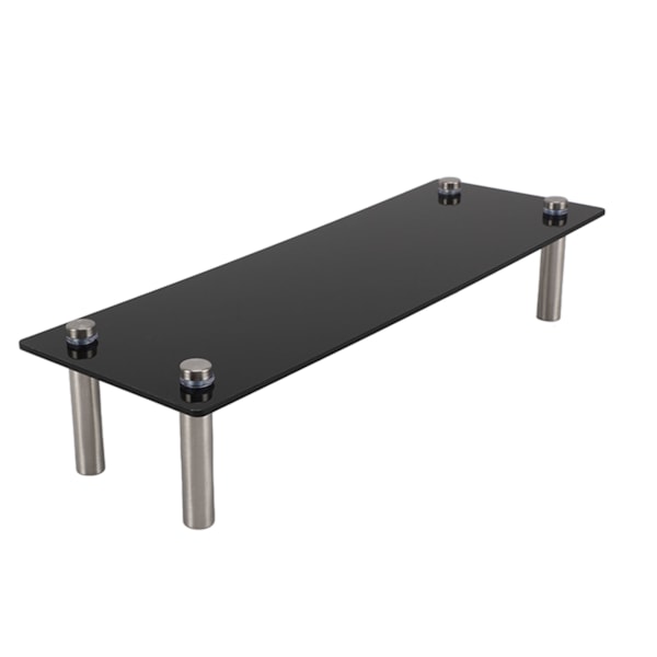Kageholder i akryl, multifunktionel, til mad og desserter, sort