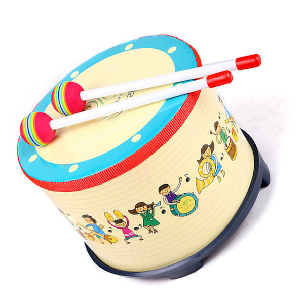 Børn Snare Drum Småbørn Birch Wood Drum Legetøj til børnehave tidlig uddannelse