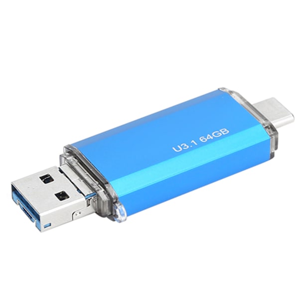 MAIKOU USB Flash Drive 3 i 1 USB 3.0/Micro Port Drive Computer Tilbehør 32‑256G