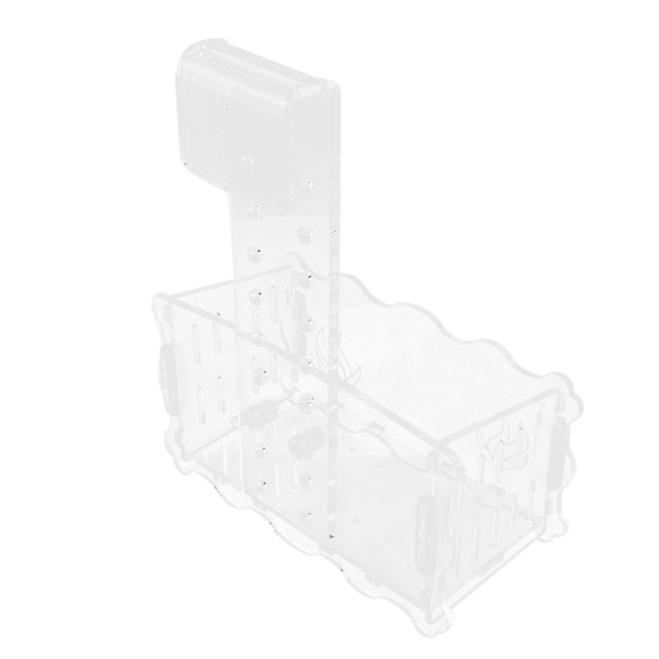 Akvarium Vandplanteholder Akryl Akvarium Hængende Vandplanteholder til Fiskekum Akvariescape Dekoration M