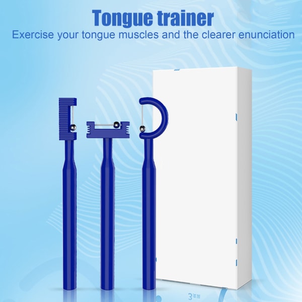 Tungespiss treningsverktøysett - Forbedre lateralisering og styrke av orale muskler