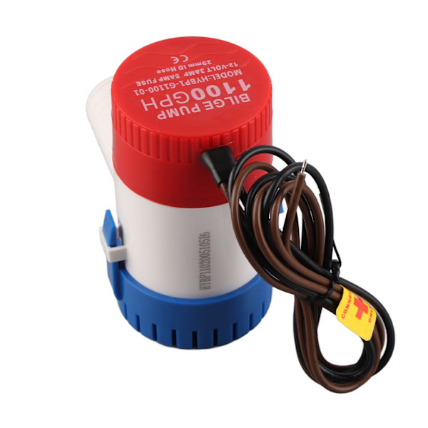 12V 3A 1100 GPH Elektrisk Marine Vand Bilge Pumpe Neddykkelig Til Yacht Båd