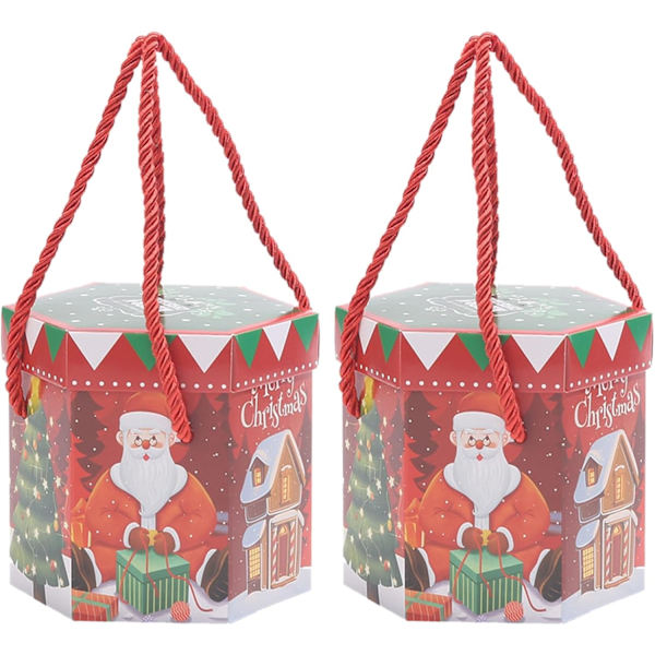 20/30 st Julklappsaskar Julaftons Presentaskar, Julbords Presentaskar, Jul Papper Godisaskar